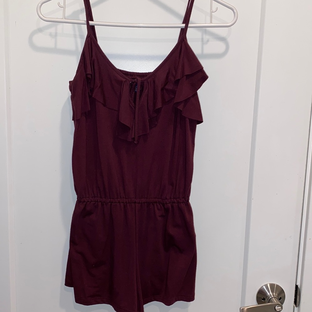 Maroon romper